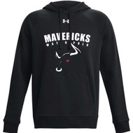 MAV Under Armour Men’s Rival Fleece Hoodie - Black (Design 01) (MAV-118-BK)
