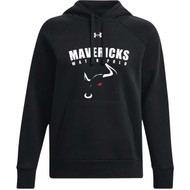 MAV Under Armour Women’s Rival Fleece Hoodie - Black (Design 01) (MAV-218-BK)