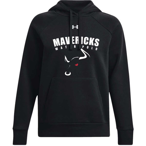 MAV Under Armour Women’s Rival Fleece Hoodie - Black (Design 01) (MAV-218-BK)