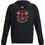 MAV Under Armour Men’s Rival Fleece Hoodie - Black (Design 02) (MAV-123-BK)