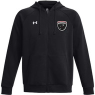 MAV Under Armour Men’s Rival Fleece Full Zip Hoodie - Black (MAV-119-BK)