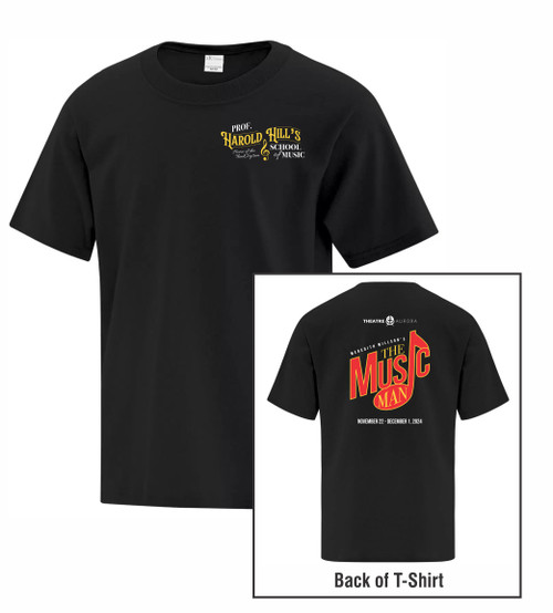 Youth Theatre Aurora Music Man Everyday Cotton Tee - Black