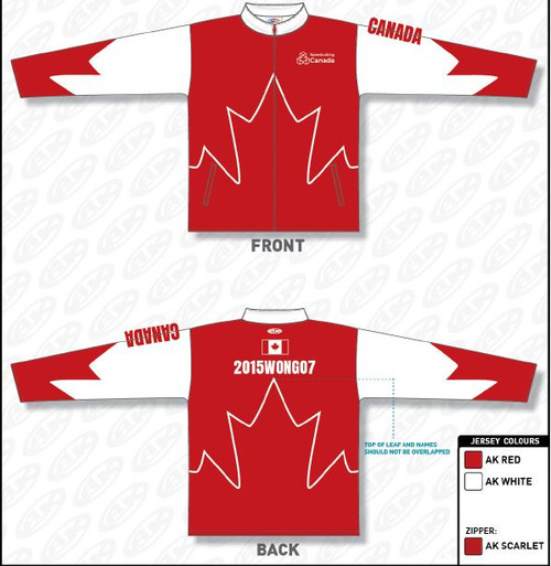 Men's Speedcubing Canada Jacket (SCU-101-RE)