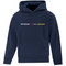 Youth WPBHL Everyday Fleece Hoodie - Navy (Design 4) (WPB-325-NY)