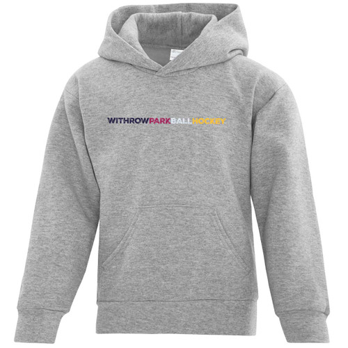 Youth WPBHL Everyday Fleece Hoodie - Athletic Grey (Design 4) (WPB-323-AT)