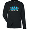 HKE Unisex Capital Long-Sleeve Performance T-Shirt -Black (HKE-002-BK)