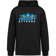 HKE Youth Essential Performance Hooded Youth Fleece - Black (HKE-305-BK)