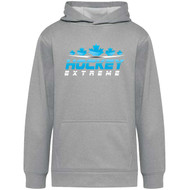 ATC Essential Performance Hooded Youth Fleece - Athletic Grey (HKE-305-AG)