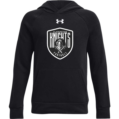 CMF Under Armour Youth Rival Fleece Hoodie - Black (CMF-301-BK)
