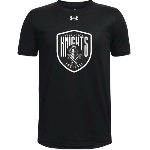 CMF Under Armour Youth Tech Team Short Sleeve T-Shirt - Black (CMF-302-BK)