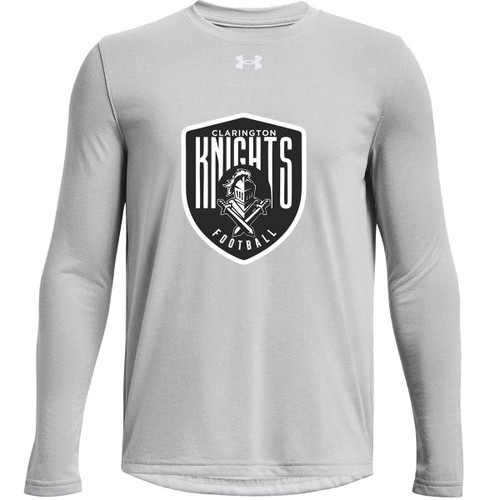 CMF Under Armour Youth Long Sleeve Tech T-Shirt - Mod Grey (CMF-309-MG)