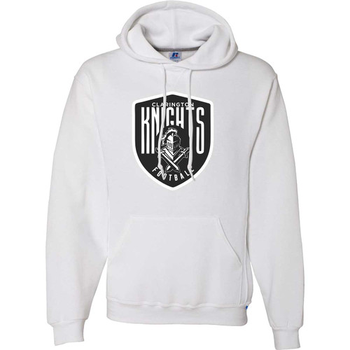 CMF Adult Dri-Power Fleece Hoodie - White (CMF-011-WH)