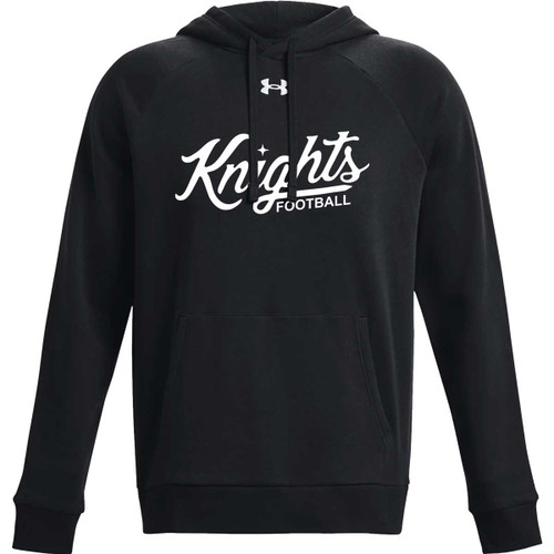 CMF Under Armour Men’s Rival Fleece Hoodie - Black (Design 2) (CMF-117-BK)