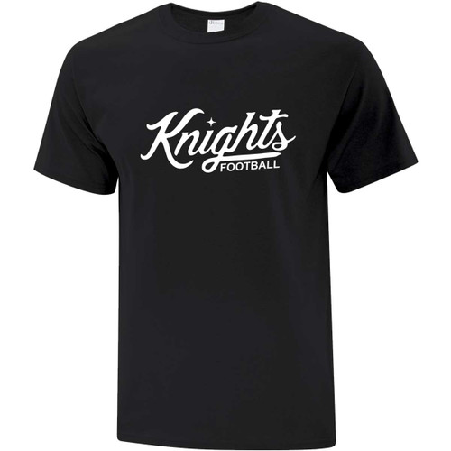 CMF Adult Everyday Cotton T-Shirt - Black (Design 2) (CMF-019-BK)