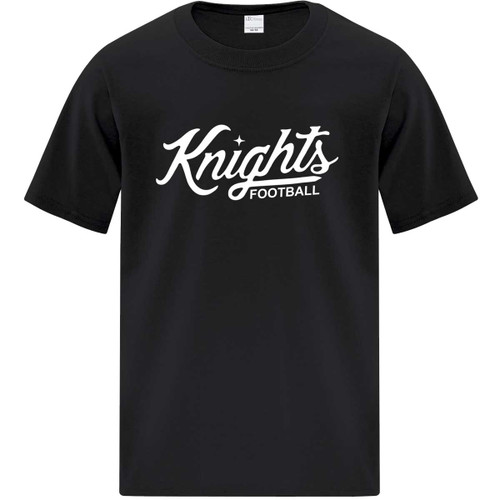 CMF Youth Everyday Cotton T-Shirt - Black (Design 2) (CMF-319-BK)