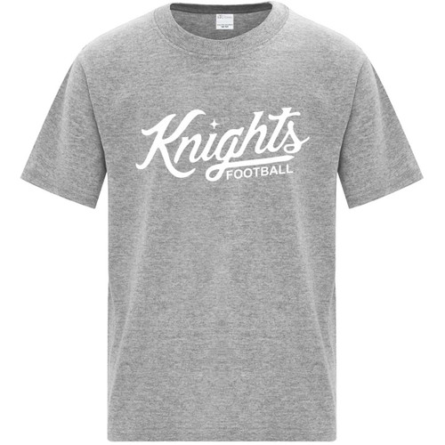 CMF Youth Everyday Cotton T-Shirt - Athletic Heather (Design 2) (CMF-324-AH)