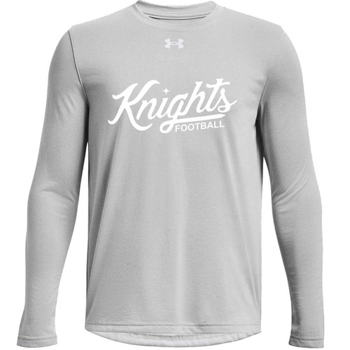 CMF Under Armour Youth Long Sleeve Tech T-Shirt - Mod Grey (Design 2) (CMF-325-MG)