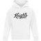 CMF Youth Everyday Fleece Hoodie - White (Design 2) (CMF-327-WH)