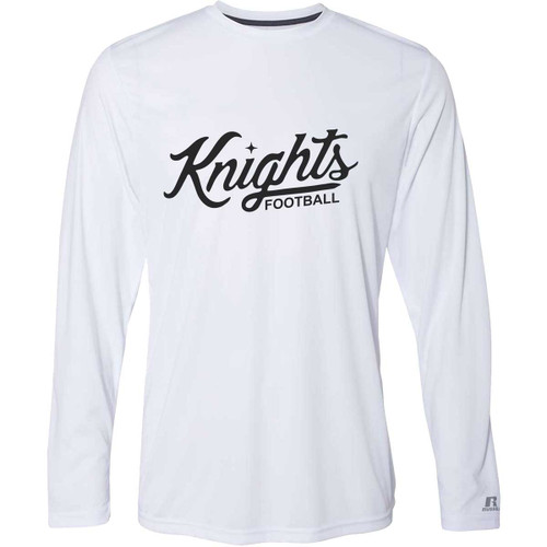 CMF Adult Dri-Power Core Performance Long Sleeve T-Shirt - White (Design 2) (CMF-030-WH)