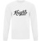 CMF Adult Everyday Cotton Long Sleeve T-Shirt - White (Design 2) (CMF-031-WH)