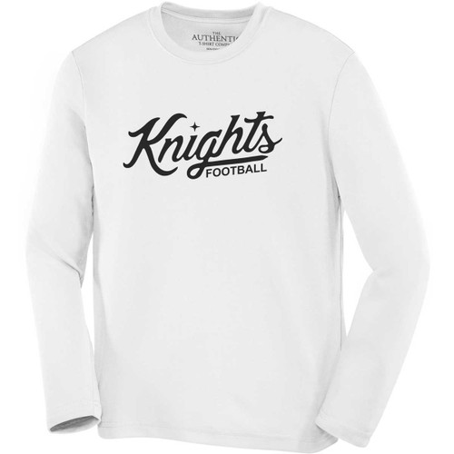 CMF Youth Pro Team Long Sleeve T-Shirt - White (Design 2) (CMF-330-WH)