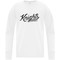CMF Youth Everyday Cotton Long Sleeve T-Shirt - White (Design 2) (CMF-331-WH)