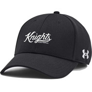 CMF Adult Under Armour Blitzing Team Cap - Black (Design 2) (CMF-055-BK.UA- 1376702-001)