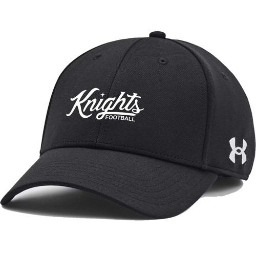 CMF Adult Under Armour Blitzing Team Cap - Black (Design 2) (CMF-055-BK.UA- 1376702-001)