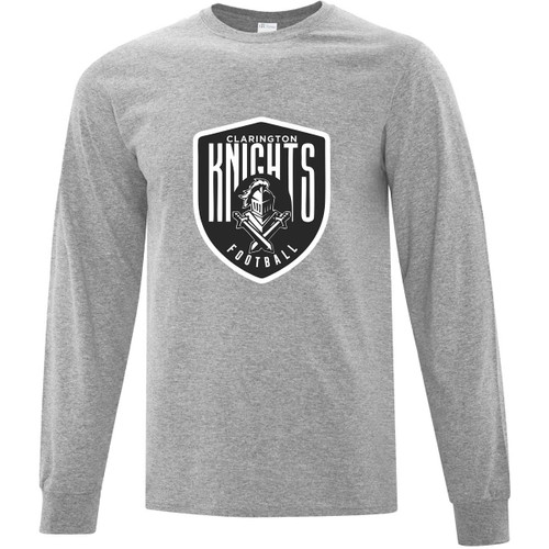 CMF Adult Everyday Cotton Long Sleeve T-Shirt - Athletic Heather (CMF-110-AH)