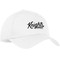 CMF Adult Everyday Cotton Twill Cap - White (Design 2) (CMF-058-WH.SN-C130-WHI-OS)