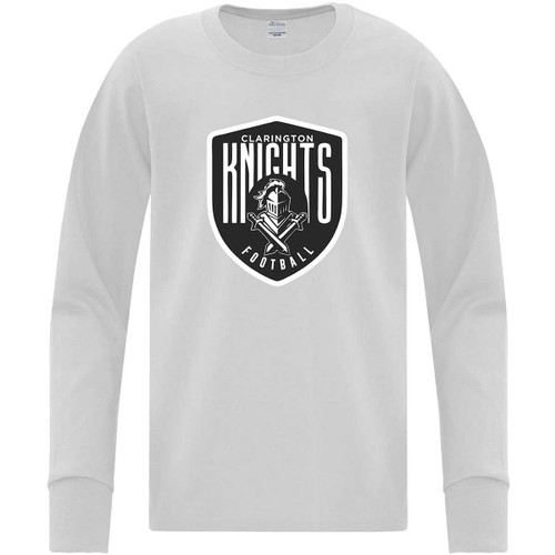 CMF Youth Everyday Cotton Long Sleeve T-Shirt - White (CMF-315-WH)