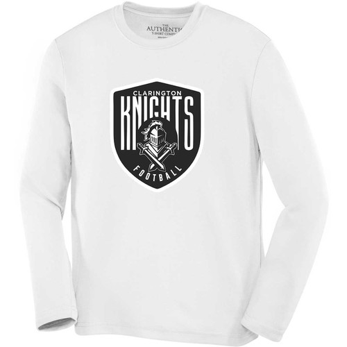 CMF Youth Pro Team Long Sleeve T-Shirt - White (CMF-314-WH)