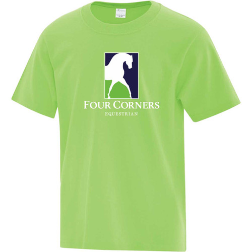 FCE Youth Cotton Tee - Lime (FCE-304-LM)