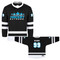 HKE Goalie K3G Premium League Jersey - Black/White (HKE-007-BK)