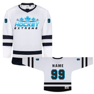HKE Goalie K3G Premium League Jersey - White/Black (HKE-009-WH)