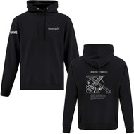 MYO Adult Everyday Fleece Orchestra Hoodie - Black (MYO-004-BK)