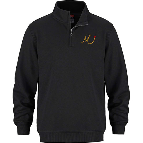 LSC Meraki Adult ¼ Zip Sweatshirt - Black (LSC-008-BK)
