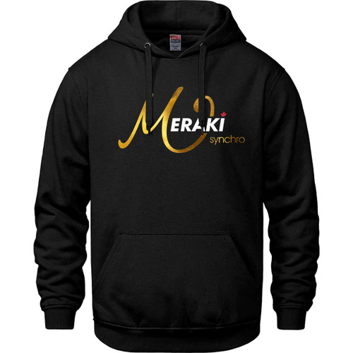 LSC Meraki Adult Pullover Hooded Sweatshirt - Black (LSC-009-BK)