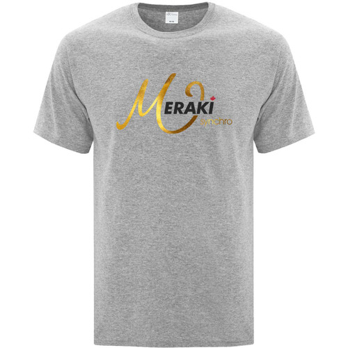 LSC Meraki Men’s Everyday Cotton T-Shirt - Athletic Heather (LSC-111-AH)