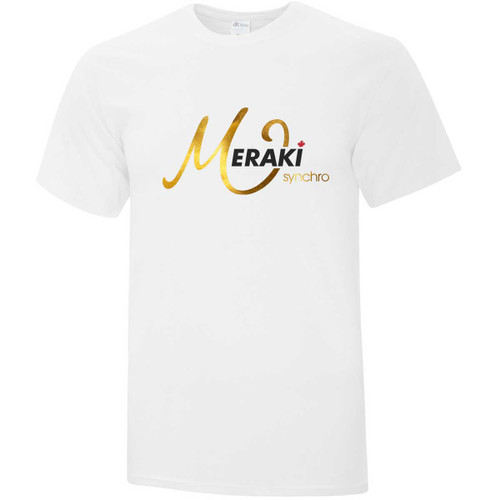 LSC Meraki Men’s Everyday Cotton T-Shirt - White (LSC-111-WH)