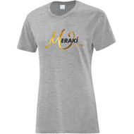 LSC Meraki Ladies Everyday Cotton T-Shirt - Athletic Heather (LSC-211-AH)