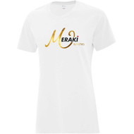 LSC Meraki Ladies Everyday Cotton T-Shirt - White (LSC-211-WH)