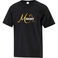 LSC Meraki Youth Everyday Cotton T-Shirt - Black (LSC-311-BK)