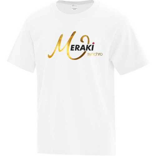 LSC Meraki Youth Everyday Cotton T-Shirt - White (LSC-311-WH)