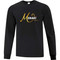 LSC Meraki Adult Everyday Cotton Long Sleeve T-Shirt - Black (LSC-012-BK)