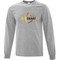 LSC Meraki Youth Everyday Cotton Long Sleeve T-Shirt - Athletic Heather (LSC-312-AH)