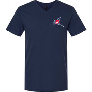 NSW Adult Softstyle V-Neck T-Shirt - Navy (NSW-076-NY)
