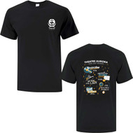 Adult Theatre Aurora Everyday Cotton Tee - Black (TAU-104-BK)