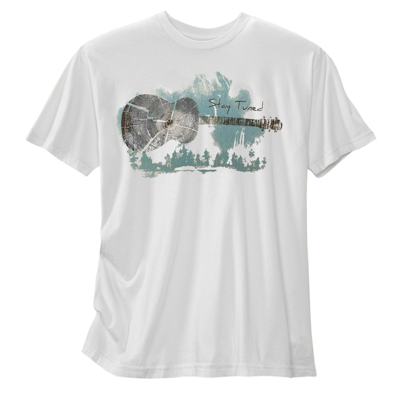 Stay Tuned Men's Organic Cotton T-Shirt - Green Label Organic