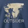 Men's Organic Hiking Long Sleeve T-Shirt - Outsider Navy